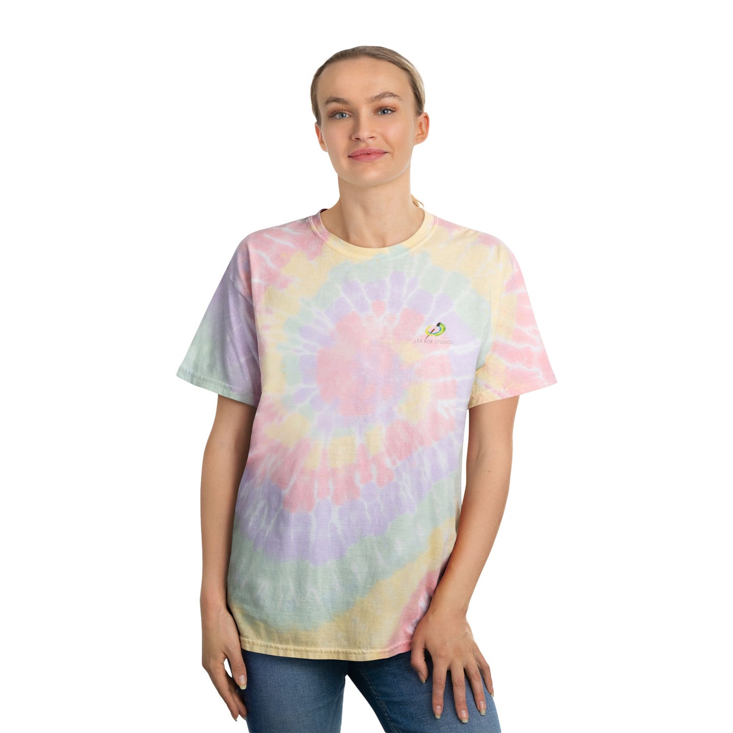 Tie-Dye Tee, No creator like Him-floral tee