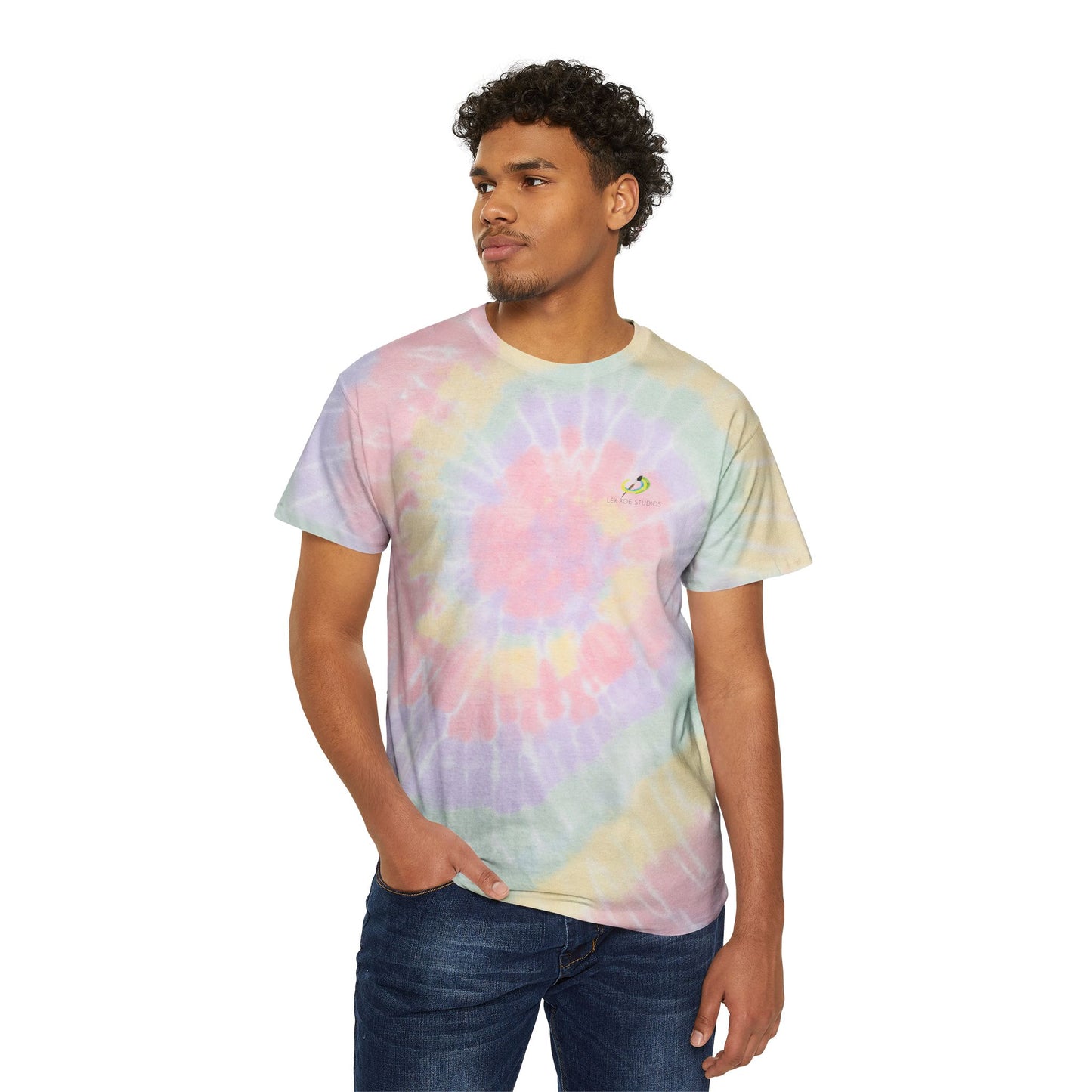 Tie-Dye Tee, No creator like Him-floral tee